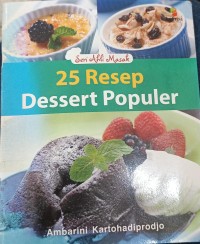 25 Resep Dessert Populer